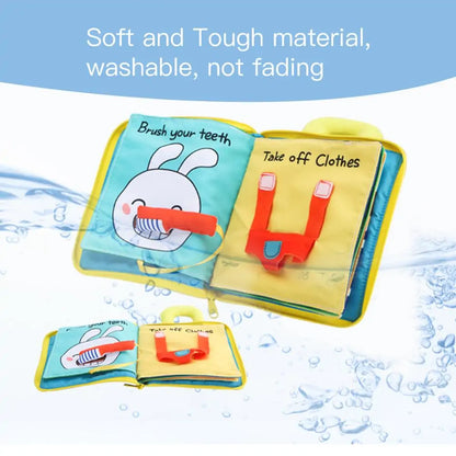 3D Soft Cloth Baby Book - Development Toy