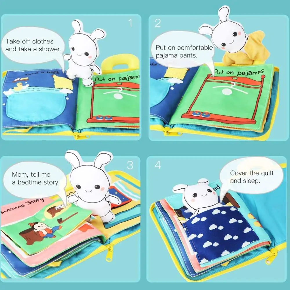 3D Soft Cloth Baby Book - Development Toy