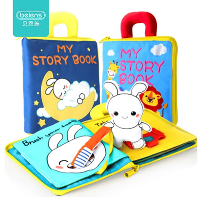 3D Soft Cloth Baby Book - Development Toy