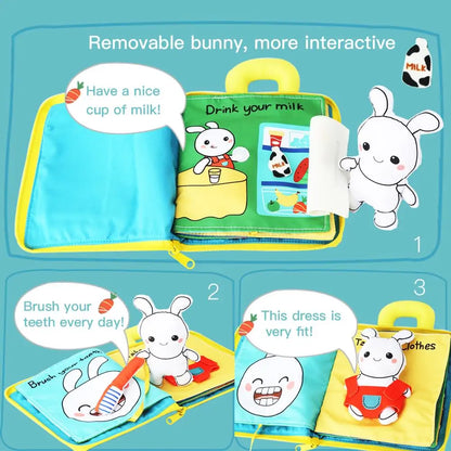 3D Soft Cloth Baby Book - Development Toy